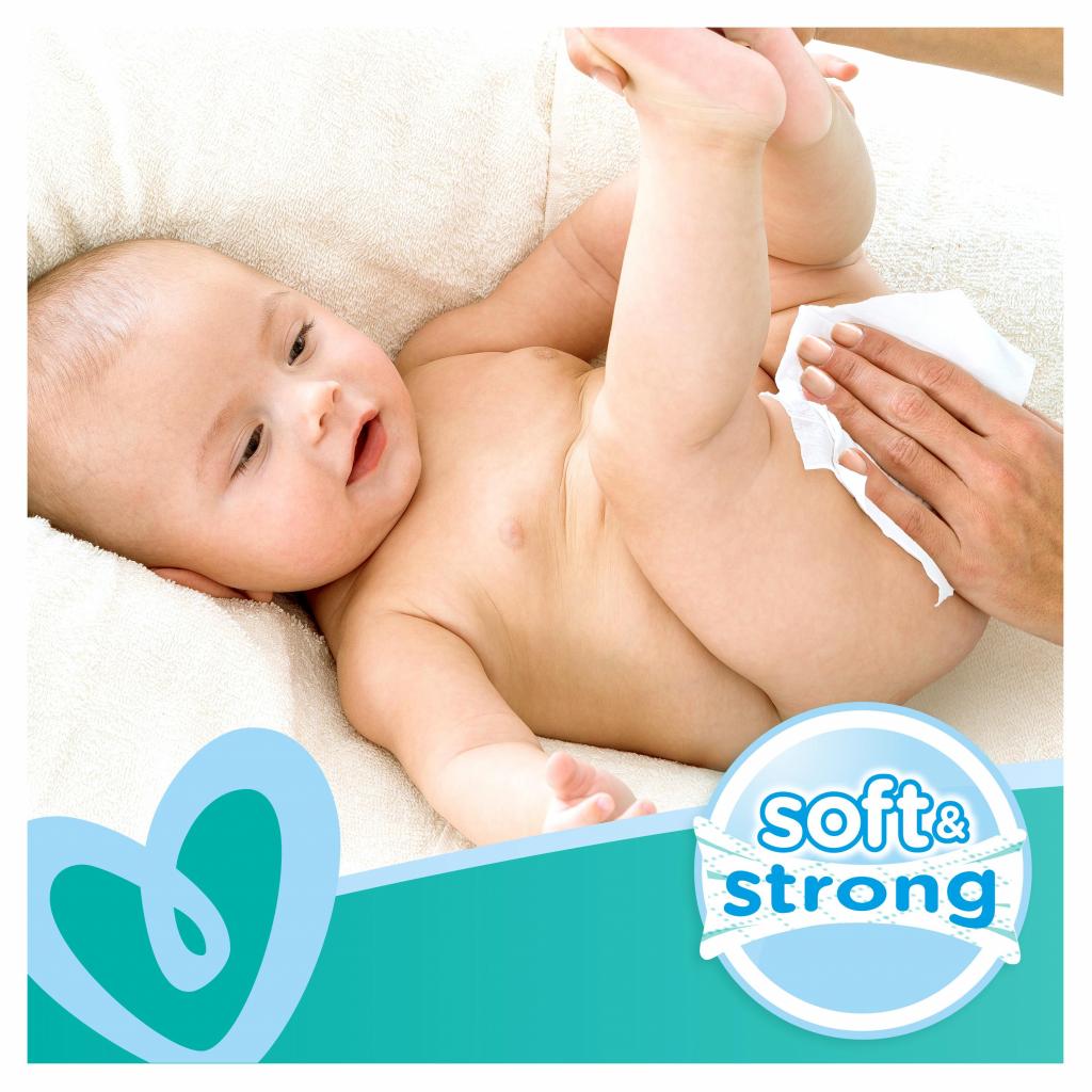 Дитячі вологі серветки Pampers Fresh Clean 80 шт (8001841077598) - зображення 5
