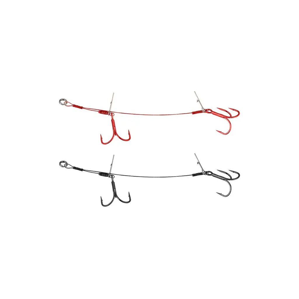 Оснащення Savage Gear Carbon 49 Double Stinger 1/0 11.5 cm 16kg (2 шт/уп.) (1854.04.29) - зображення 1