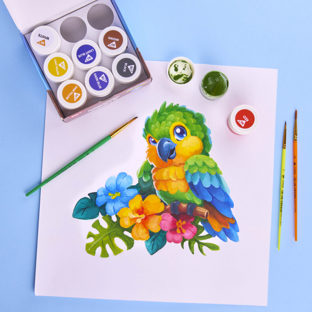 Гуашеві фарби Yes Minecraft 9 кольорів по 20 мл (230406) - изображение 7