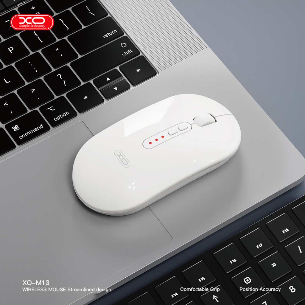 Мишка XO M13 Wireless White (M13 White) - зображення 3
