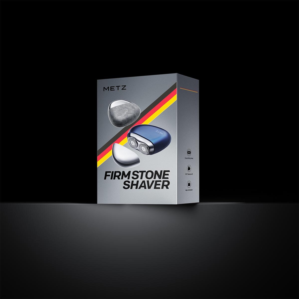 Електробритва Metz Firm Stone Shaver (MZPS021-Navy Blue) - зображення 2