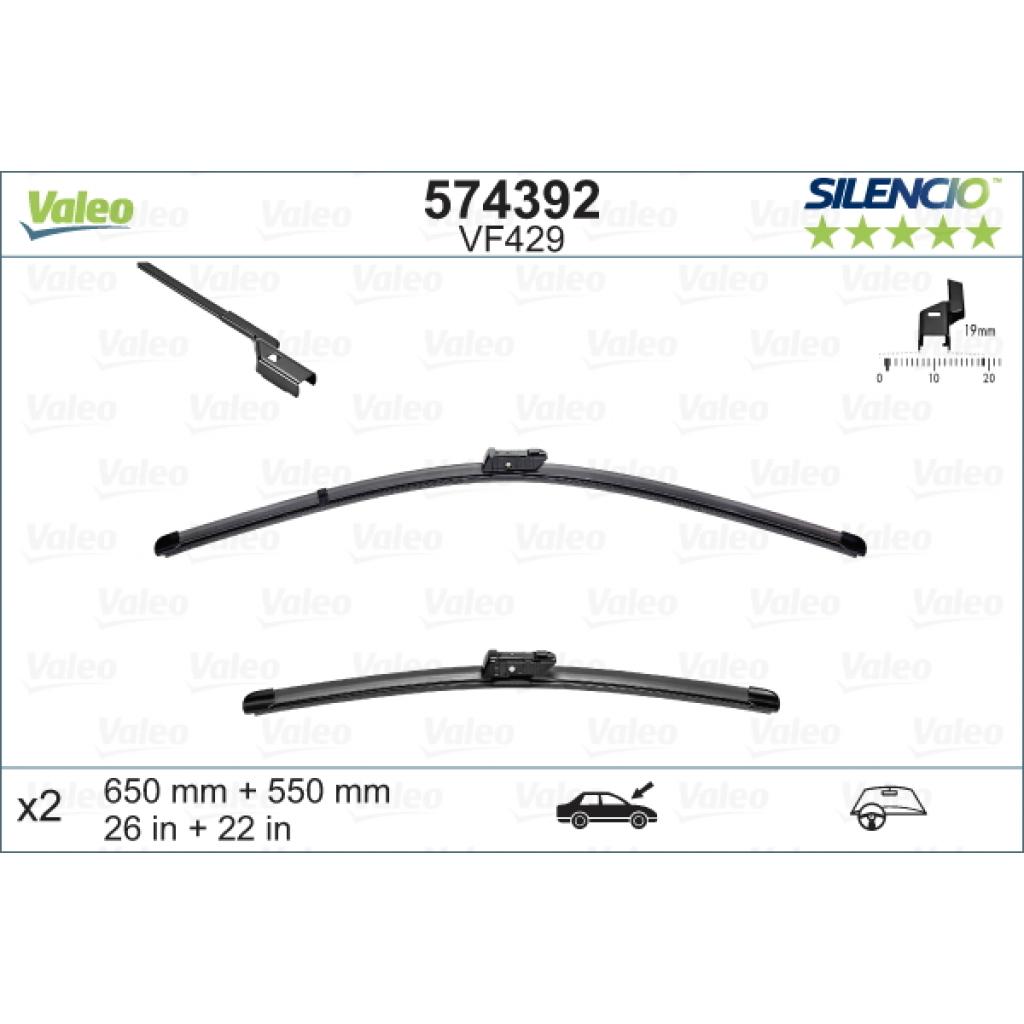 Щітка склоочисника Valeo 574392 - зображення 1