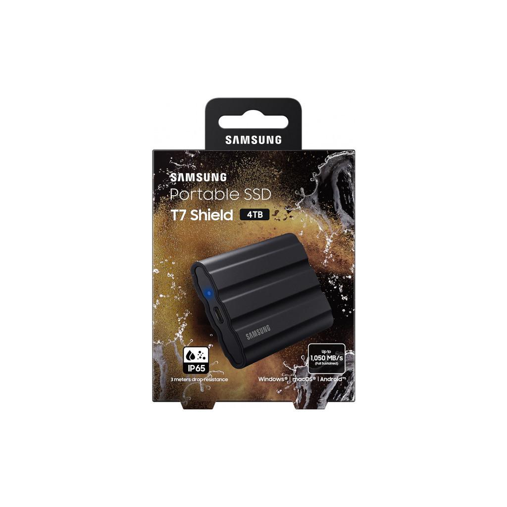 Накопичувач SSD USB 3.2 4TB T7 Shield Samsung (MU-PE4T0S/EU) - изображение 10