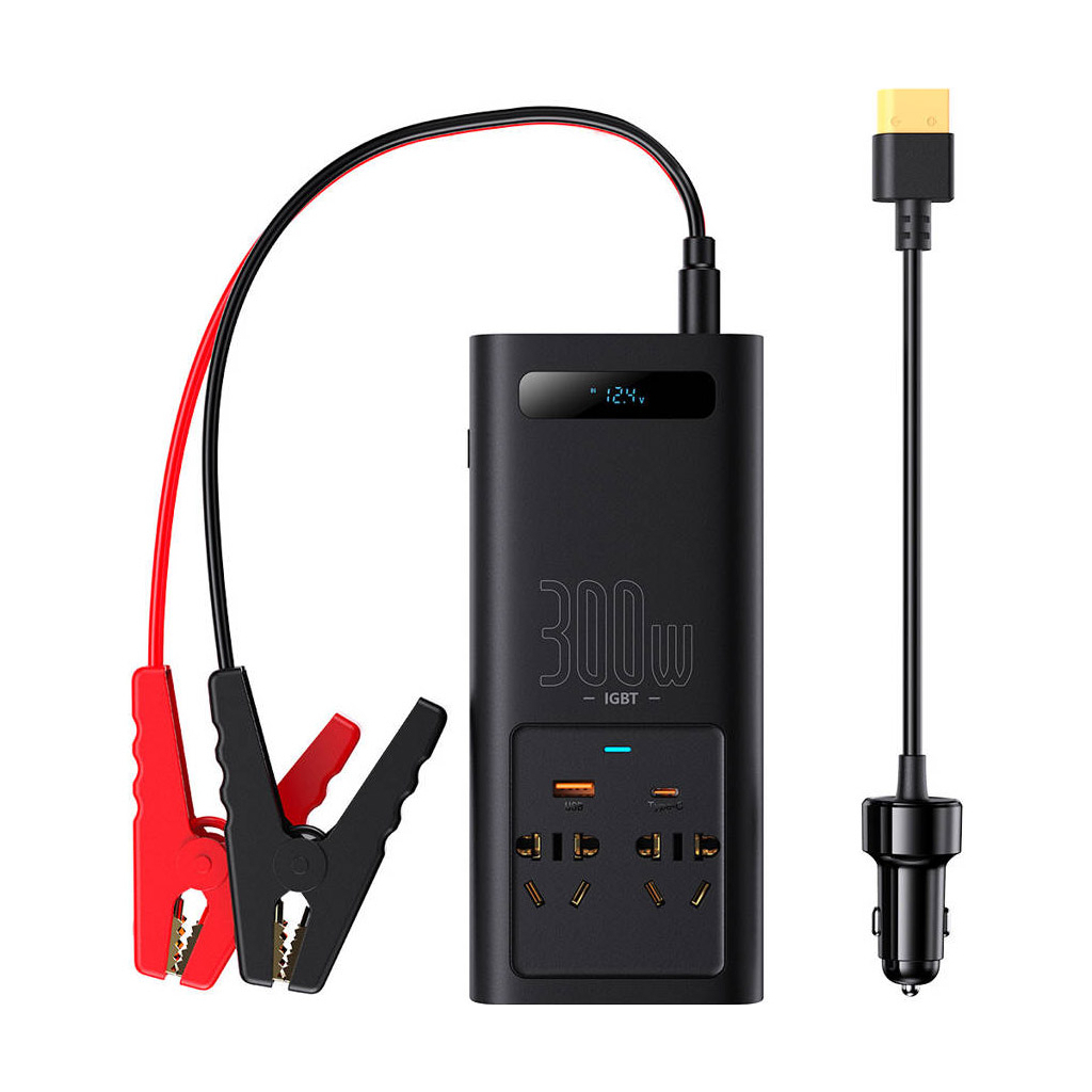 Автомобільний інвертор 12V/220V 500W IGBT Baseus In-car Inverter Baseus (CGNB010101) - зображення 6