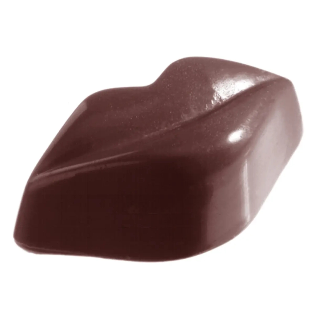 Форма для шоколаду Chocolate World Губи 49 x 26 x 17 мм 21 шт x 15 г (1296 CW) - зображення 1