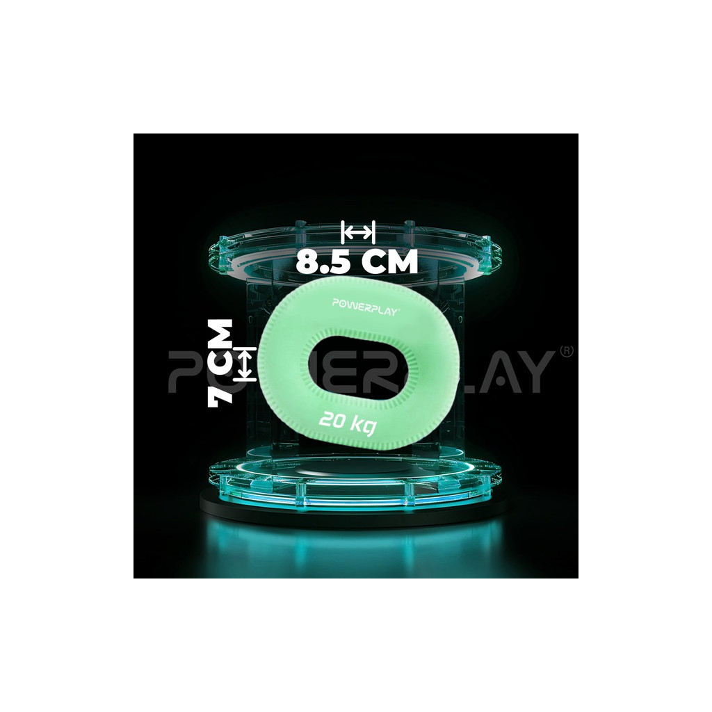 Еспандер PowerPlay PP-4336 Hand Grip Medium 20 кг Зелений (PP_4336_Green_20kg) - изображение 9