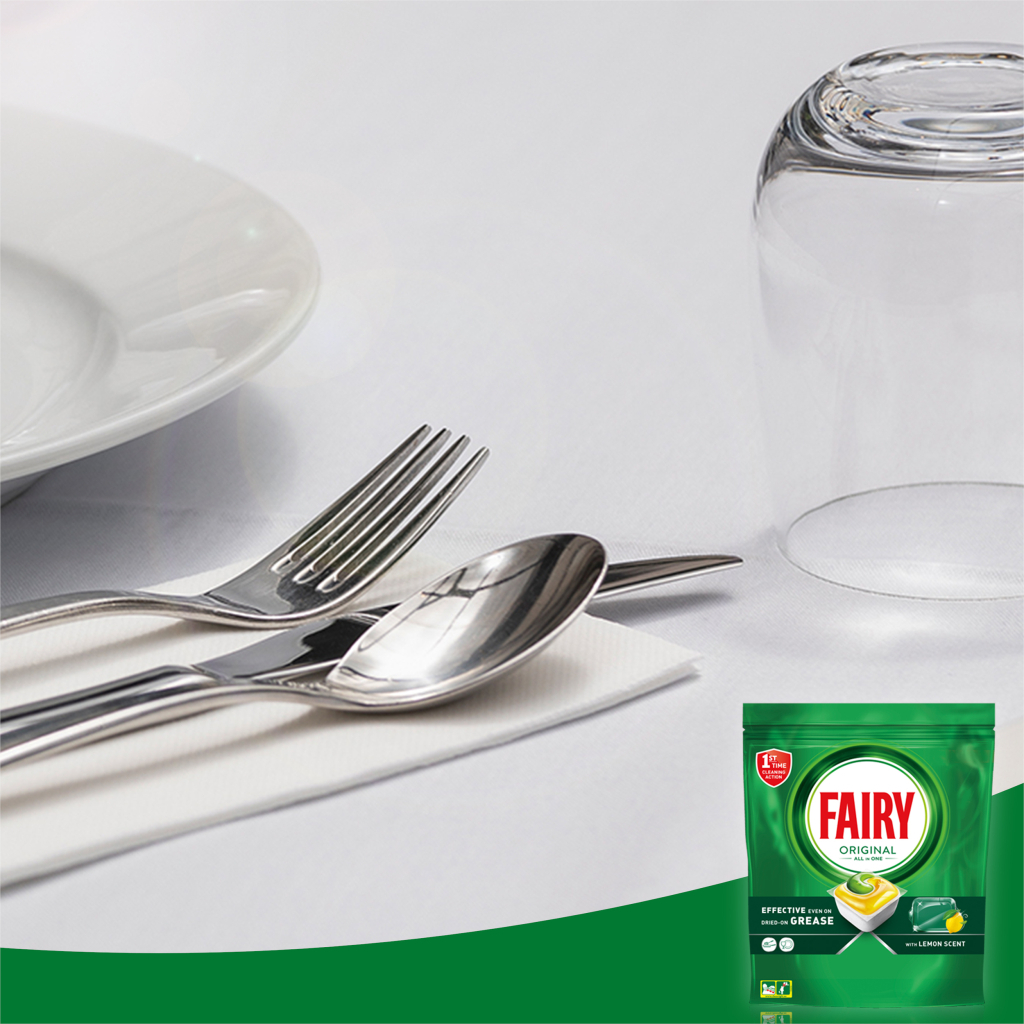 Таблетки для посудомийних машин Fairy Original All in One Lemon 40 шт. (8001090954466) - зображення 3