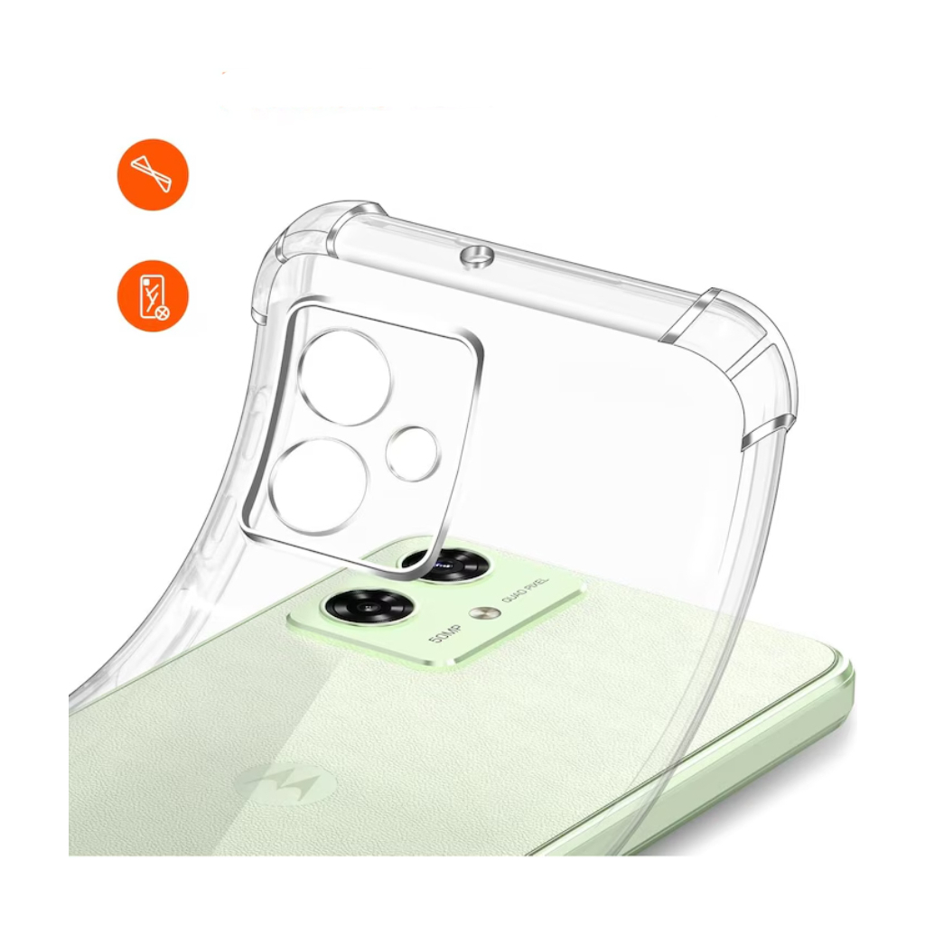 Чохол до мобільного телефона BeCover Anti-Shock Motorola Moto G55 Clear (712780) - зображення 5