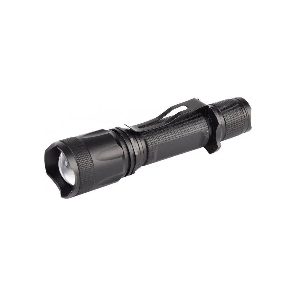 Ліхтар Quantum Techno 10W LED з USB + Li-ion18650/1500mAh blister (QM-FL1010-18650/1500-PB) - зображення 1