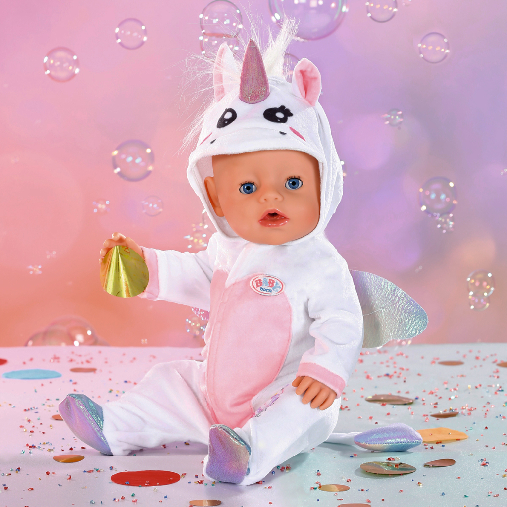 Аксесуар до ляльки Zapf Одяг для ляльки Baby Born - Комбінезончик Єдинорога (832936) - зображення 5