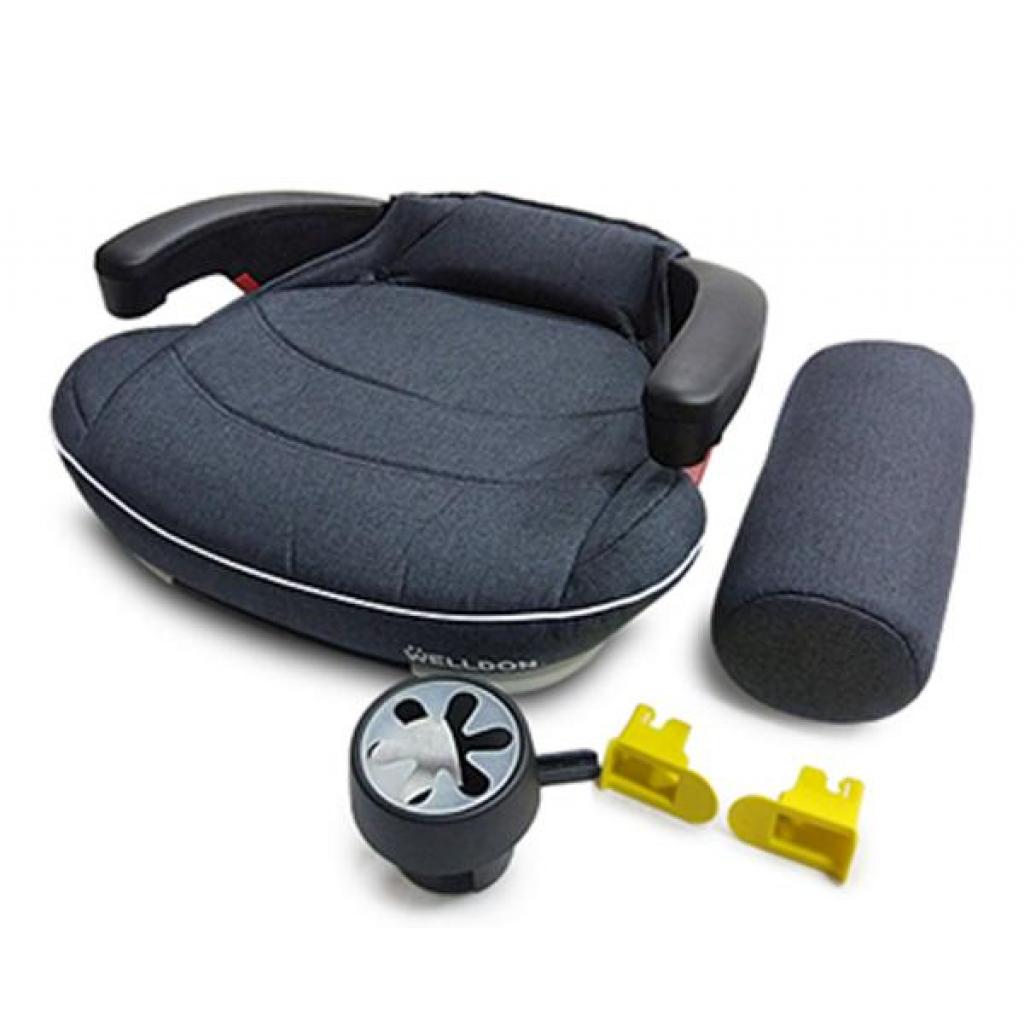 Автокрісло-бустер Welldon Travel Pad IsoFix Графітове (PG09-TP95-001) - зображення 3
