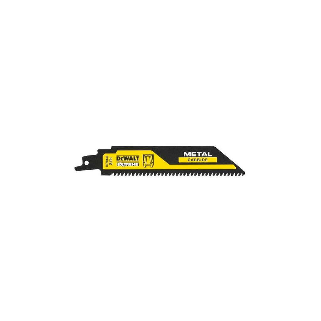 Полотно DeWALT для шабельних пилок, EXTREME CARBIDE , 152 мм., 8 TPI (DT20436) - зображення 2