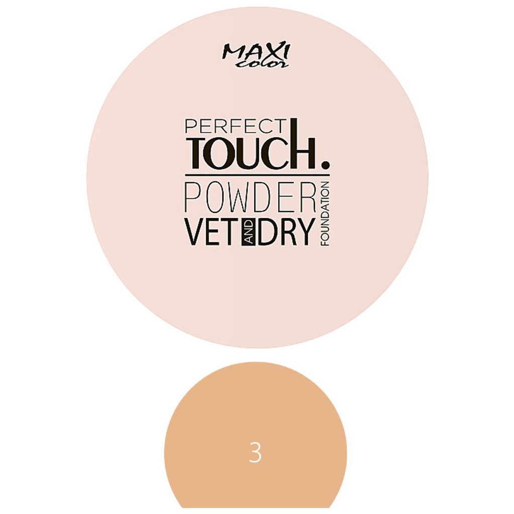 Пудра для обличчя Maxi Color Perfect Touch Matt Powder 03 (4823097121948) - изображение 1