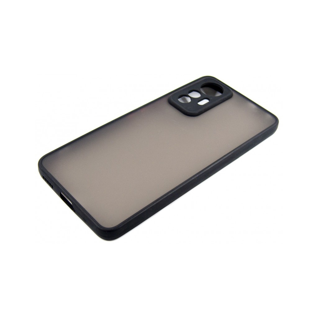 Чохол до мобільного телефона Dengos Matte Xiaomi 12 Lite (black) (DG-TPU-MATT-127) - зображення 4