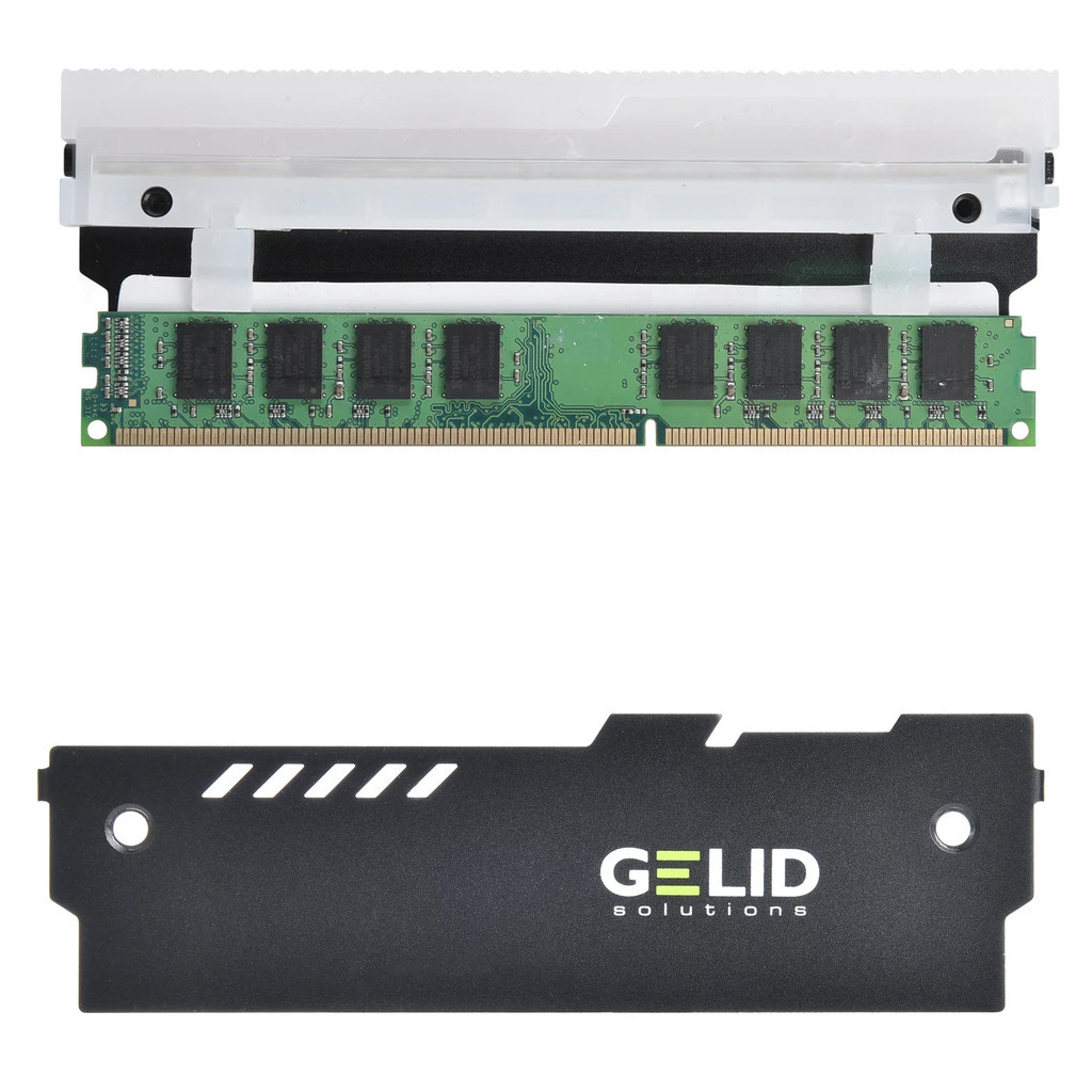 Охолодження для пам'яті Gelid Solutions Lumen RGB RAM Memory Cooling Black (GZ-RGB-01) - изображение 3