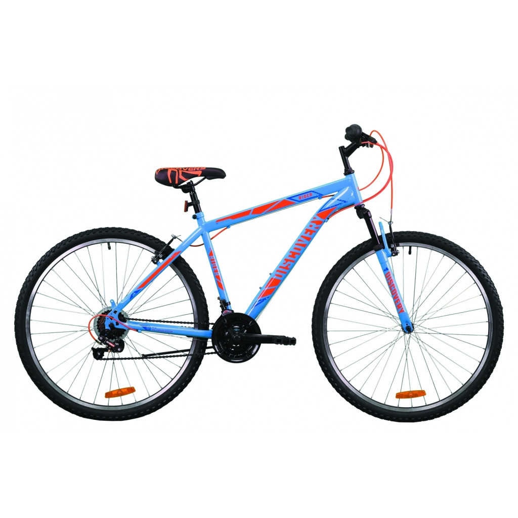 Велосипед Discovery 29" RIDER AM Vbr рама-21" St 2020 синьо-помаранчевий (OPS-DIS-29-071) - зображення 1