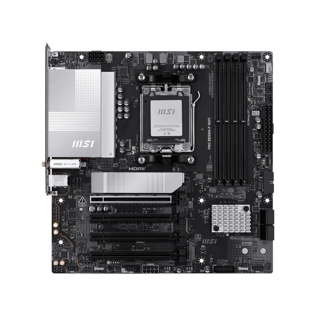Материнська плата MSI PRO B850M-P WIFI - зображення 1