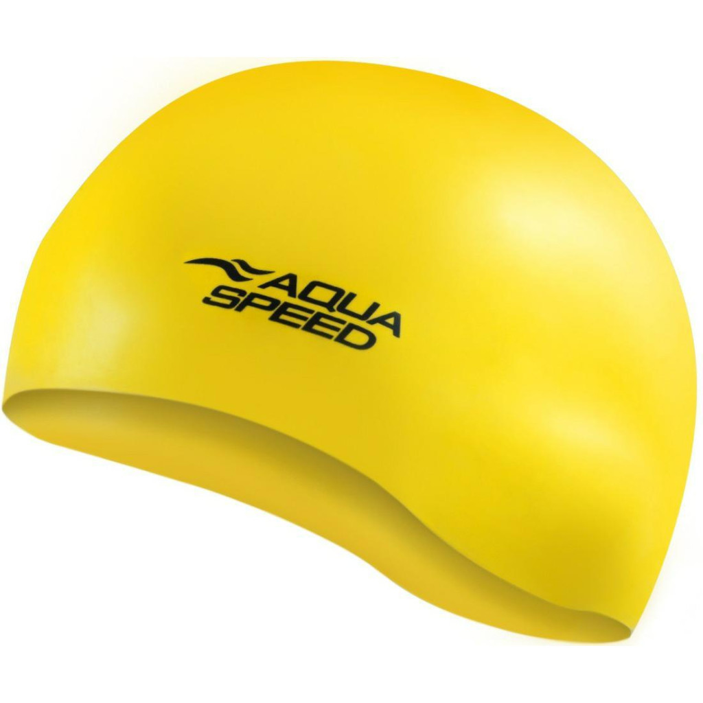 Шапка для плавання Aqua Speed Mono 111-18 6197 жовтий Уні OSFM (5908217661975) - зображення 1