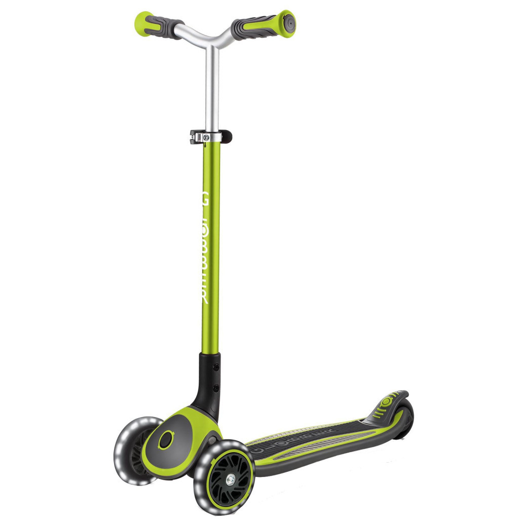 Самокат Globber MASTER LIGHTS Зелений, колеса з підсвіткою (662-116-2) - изображение 1