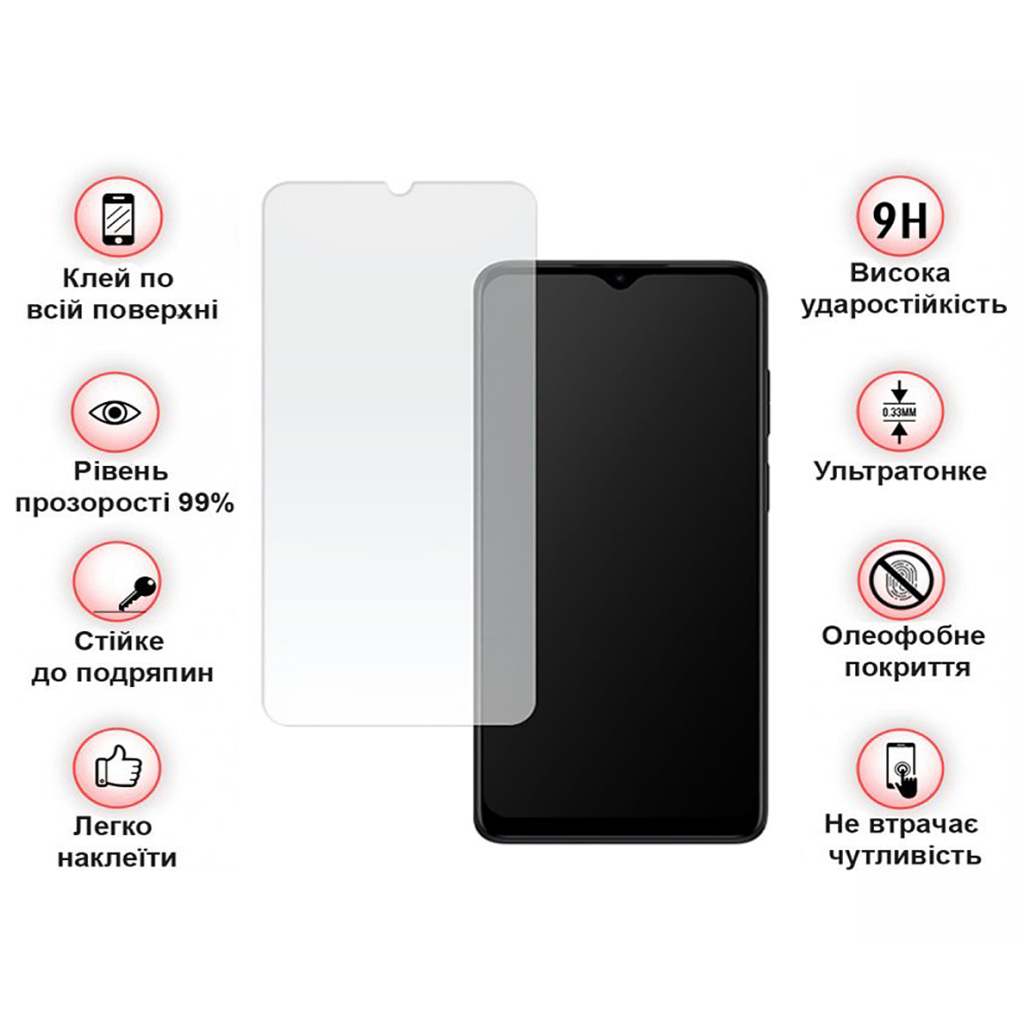 Скло захисне BeCover Motorola Moto E22/E22i 3D Crystal Clear Glass (709732) - зображення 4