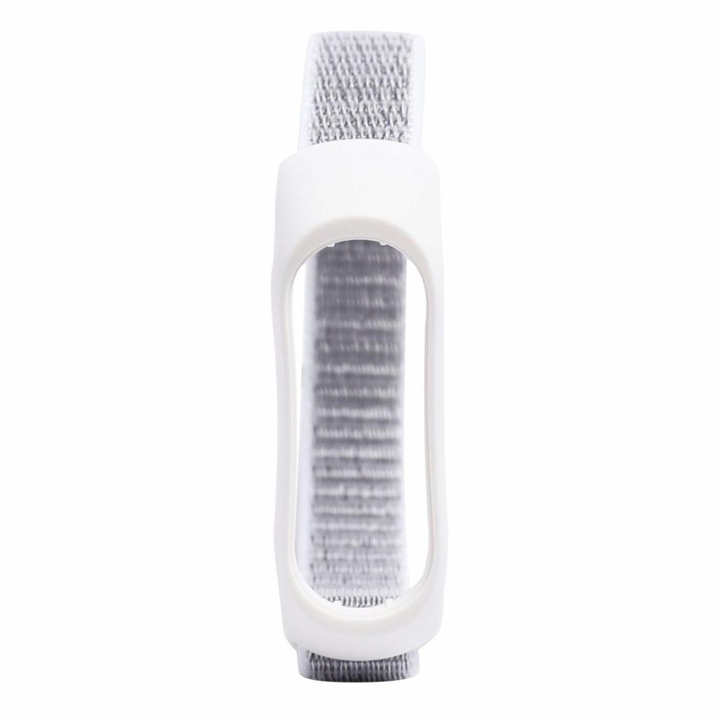Ремінець до фітнес браслета XoKo Nylon для Xiaomi Mi Smart Band 5 White (XK-NLN5-WT) - зображення 2