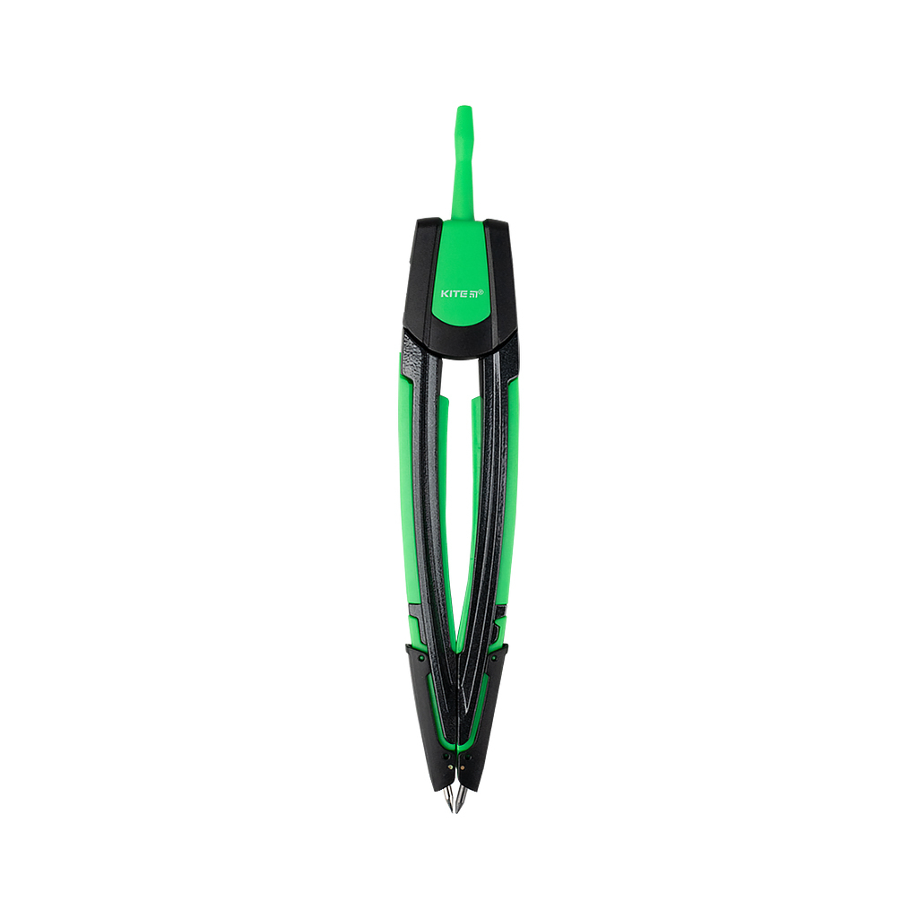 Циркуль Kite + грифель у футлярі салатовий, 160 мм (K21-388-09) - изображение 1