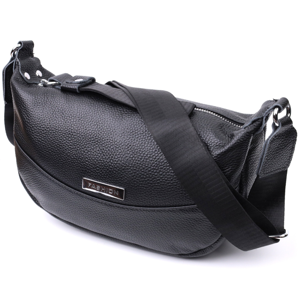 Сумка Vintage З натуральної шкіри Чорна (22615) - зображення 1