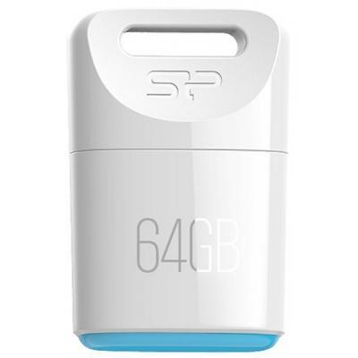 USB флеш накопичувач Silicon Power 64GB Touch T06 White USB 2.0 (SP064GBUF2T06V1W) - зображення 1