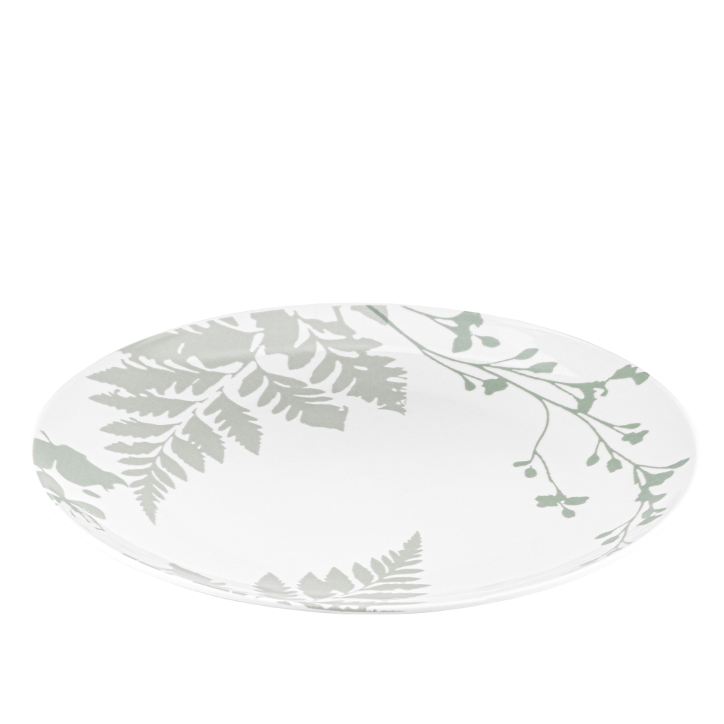 Тарілка Ardesto Capri, 26.8см, порцеляна, біло-зелений (AR0427CWG) - зображення 2