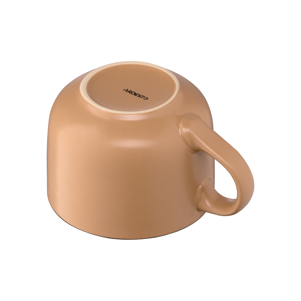 Чашка Ardesto Way of Life 550 мл Beige (AR3478OL) - изображение 6