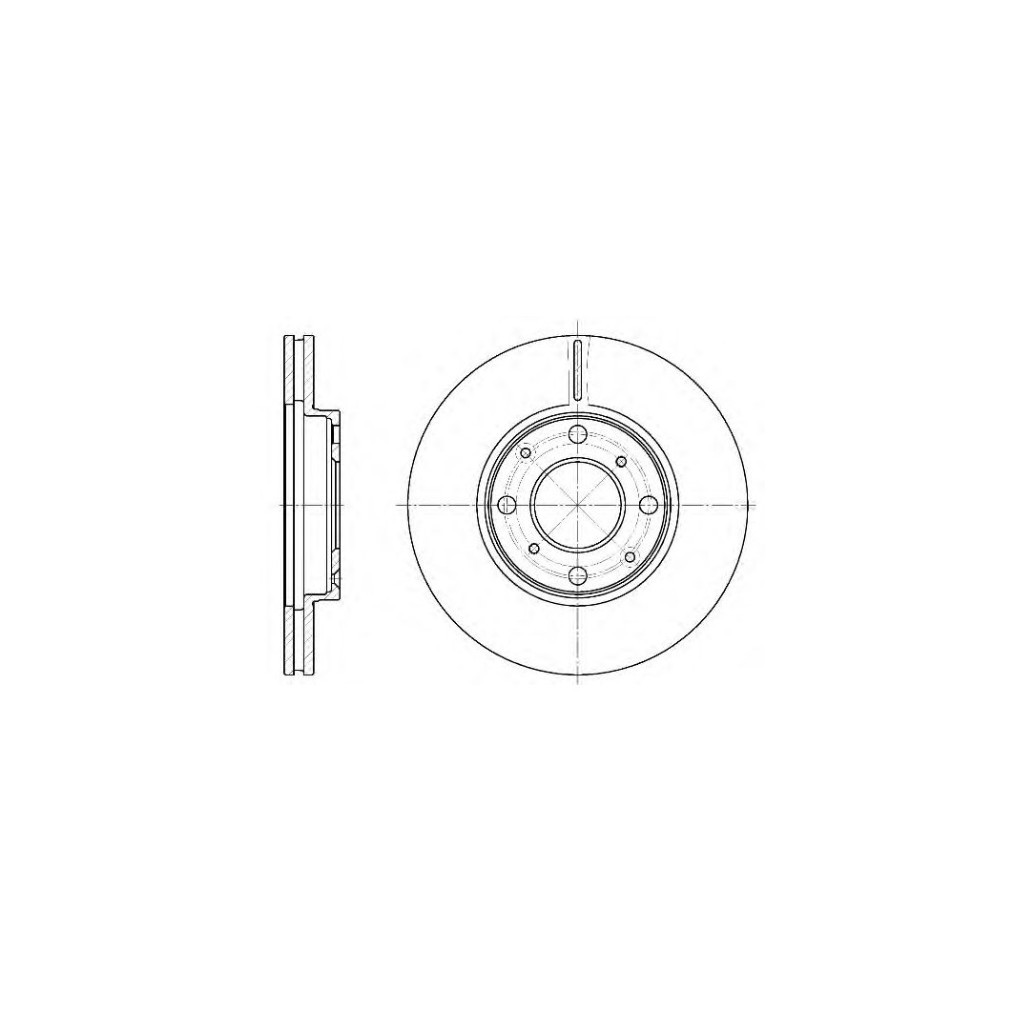 Гальмівний диск SHINOBI EBD04076 - зображення 1