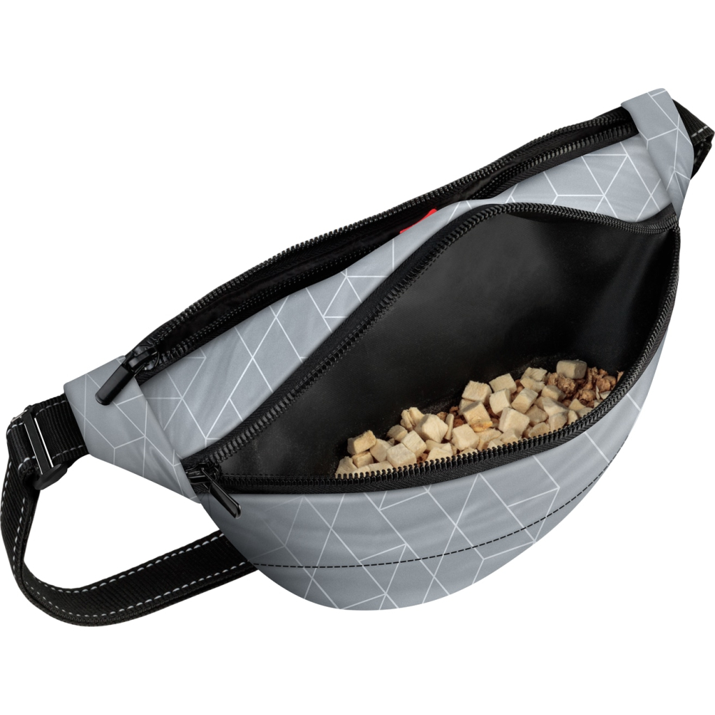 Поясна сумка-бананка для собак WAUDOG Family світловідбивна 33х17х10 см (5687) - зображення 2