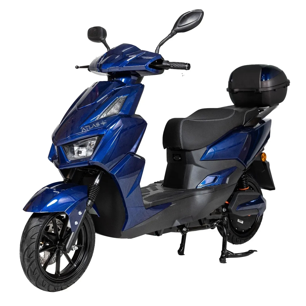 Електроскутер Atlas Tiger Box 2000W Cyan Blue (3117) - зображення 1