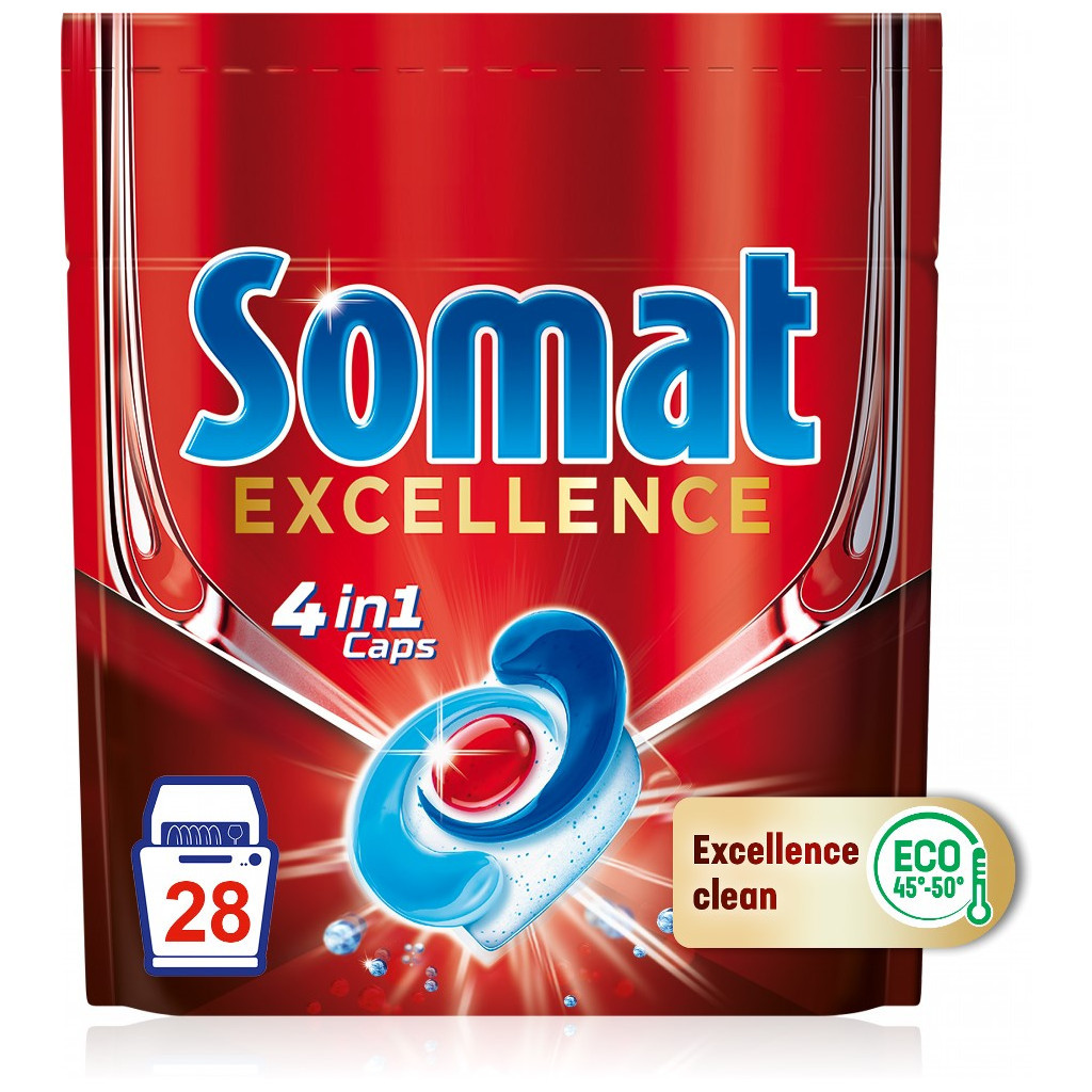 Таблетки для посудомийних машин Somat Excellence 28 шт. (9000101576139) - зображення 2