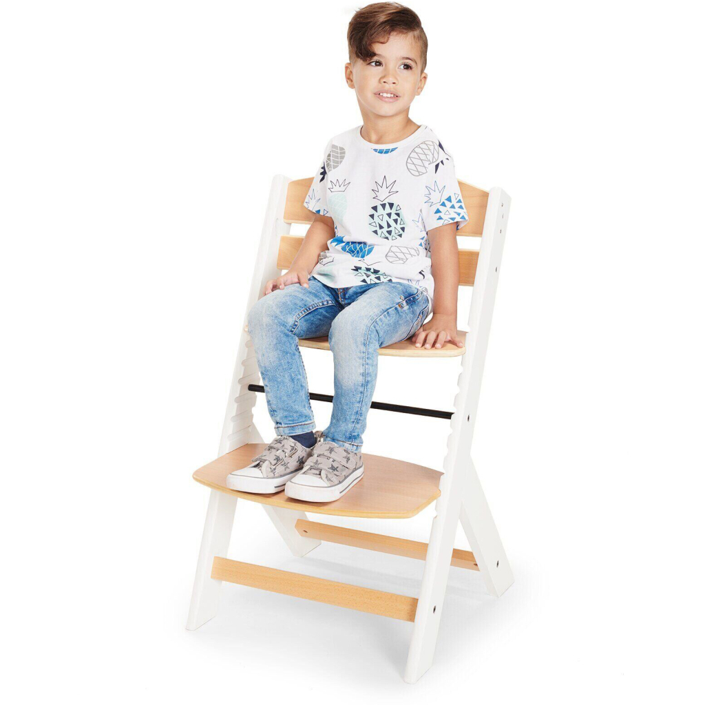 Стілець для годування Kinderkraft Enock Gray Wood (5902533915095) - зображення 7