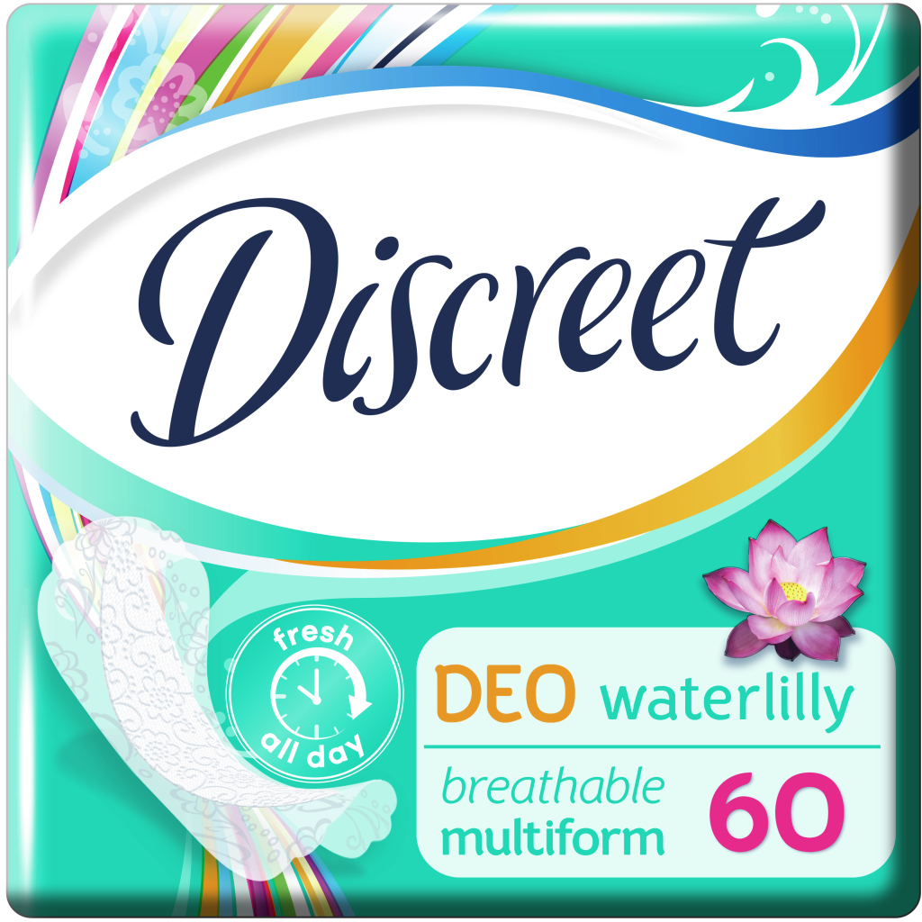 Щоденні прокладки Discreet Deo Water Lily 60 шт. (8001090170354/8700216152983) - зображення 3