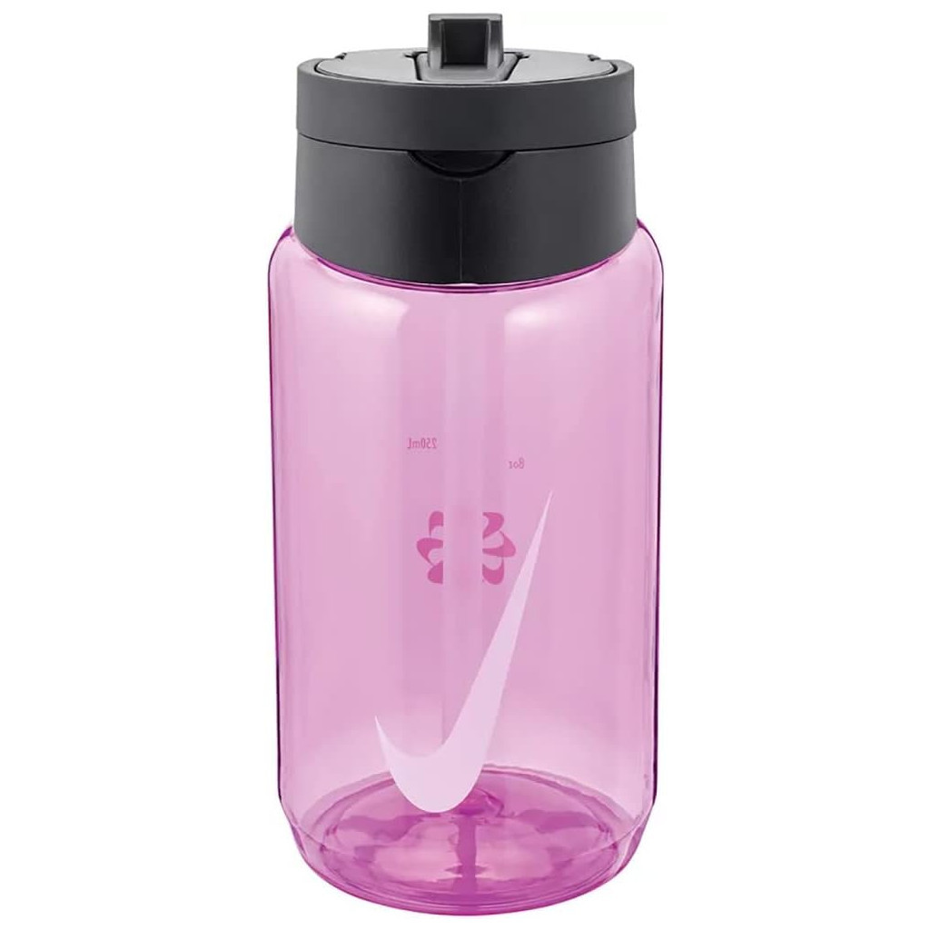 Пляшка для води Nike TR Renew Recharge Straw Bottle 16 OZ рожевий, чорний 473 мл N.100.7640.644.16 (887791733467) - зображення 1