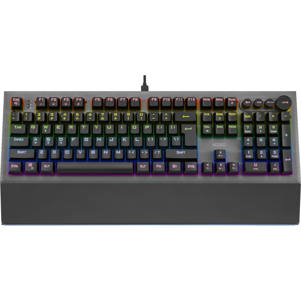 Клавіатура Noxo Conqueror Mechanical Blue Switches RU (4770070882023) - зображення 1