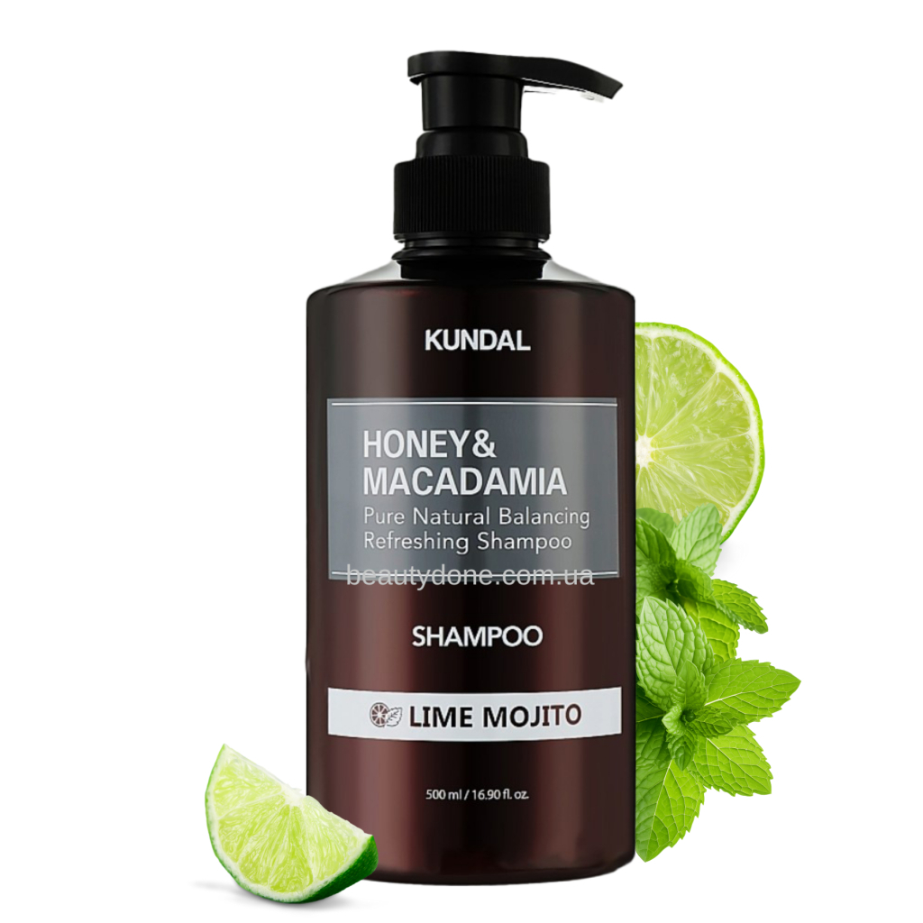 Шампунь Kundal Honey & Macadamia Nature Shampoo Lime Mojito 500 мл (8809693257805) - зображення 2