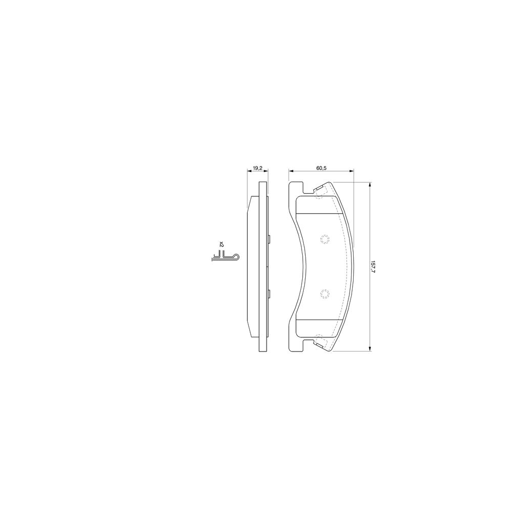 Гальмівні колодки Bosch 0 986 424 823 - зображення 5