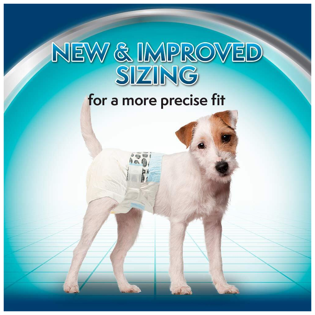 Підгузки для тварин Simple Solution Disposable Diapers Small для собак S 12 шт (0010279105832) - изображение 6