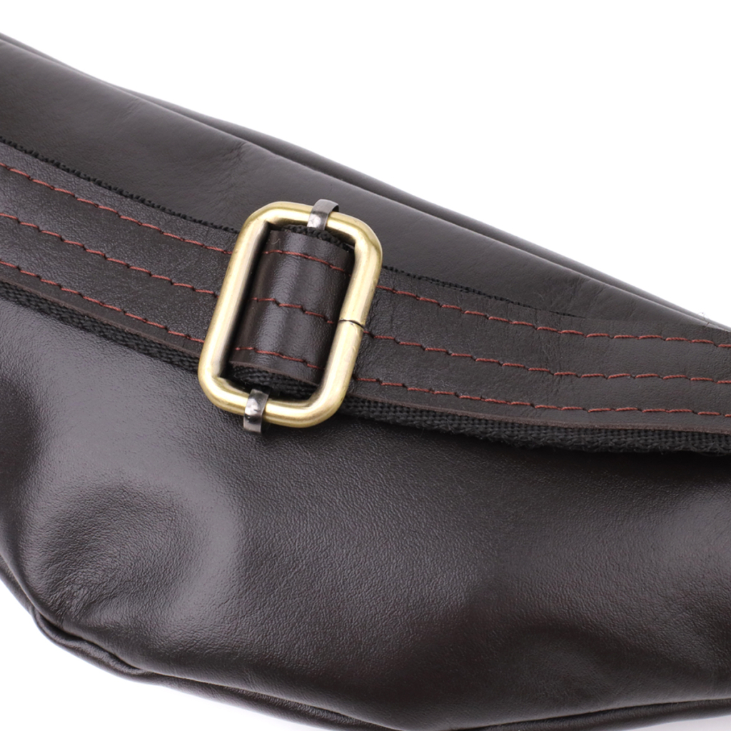 Сумка Shvigel З натуральної шкіри Коричнева (23135) - зображення 5