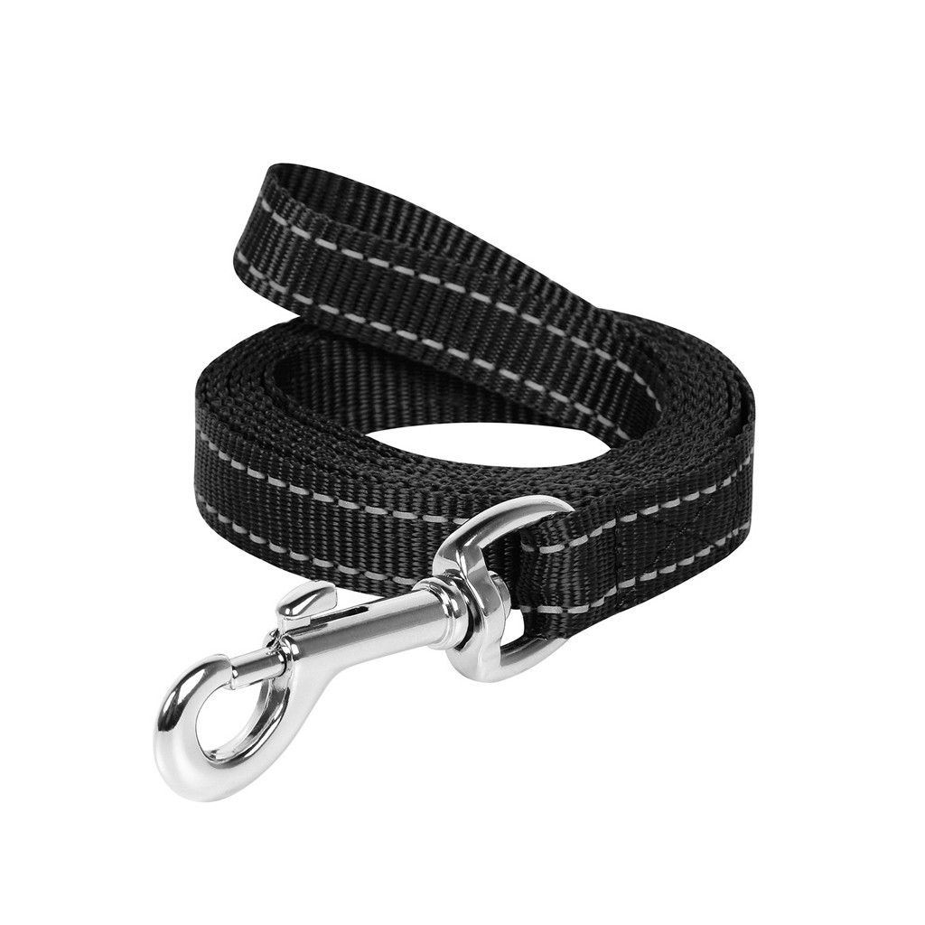 Повідець для собак Dog Extreme з нейлону Ш 14 мм Д 200 см чорний (04601) - зображення 2