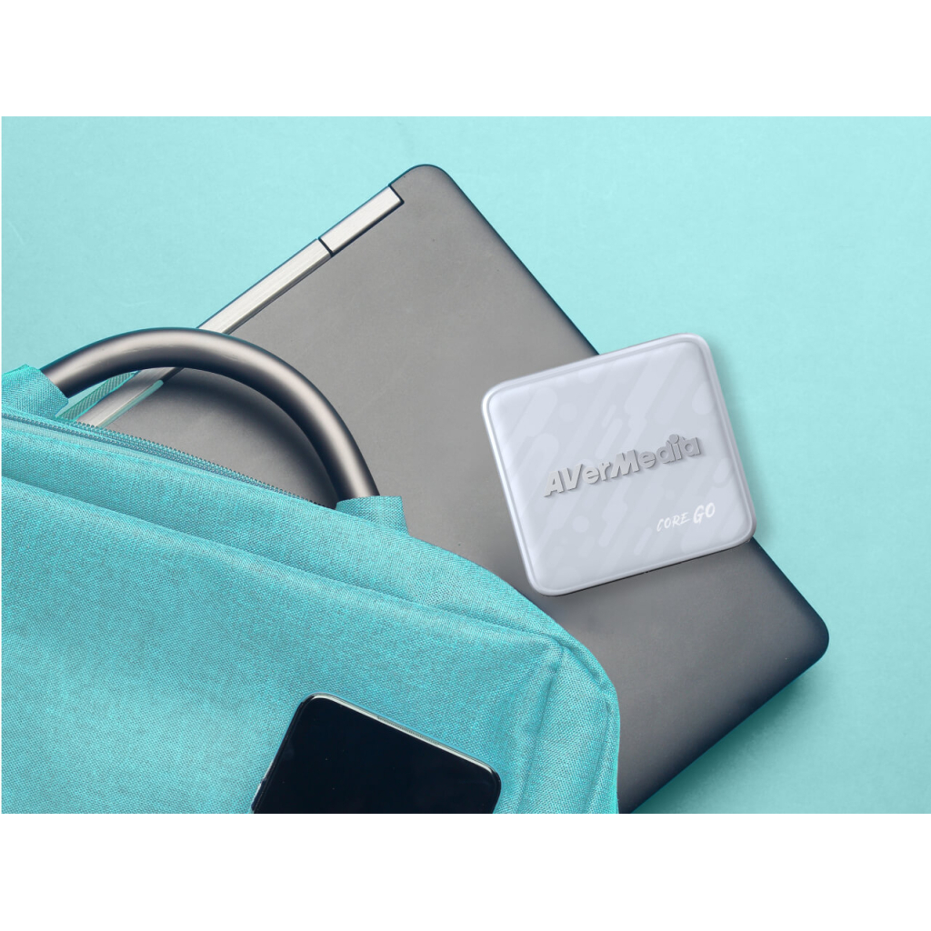 Зарядний пристрій AVerMedia GC313 CORE GO 100W 2хUSB-С 1хUSB-A 1xHDMI white (40AAGC313AWP) - зображення 6