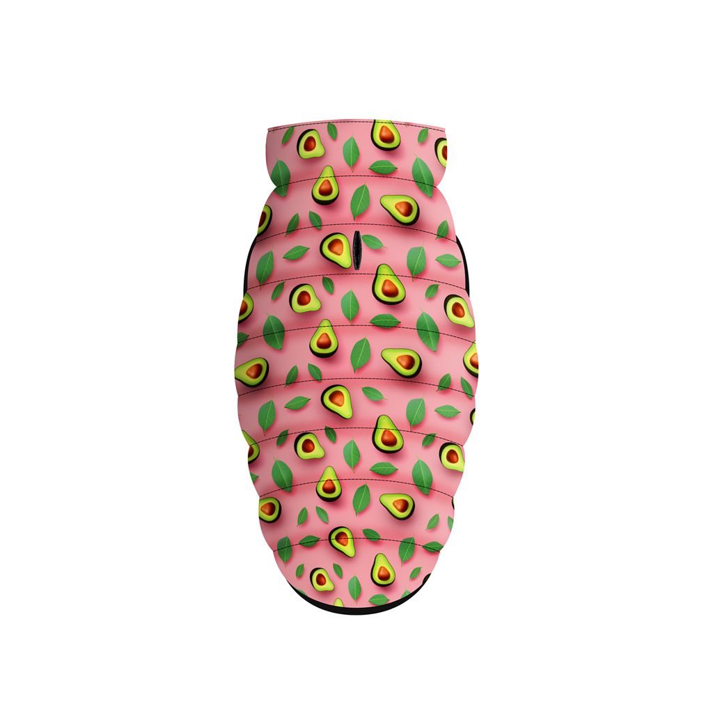 Курточка для тварин WAUDOG Clothes Авокадо на рожевому M 47 (409-4051) - зображення 4