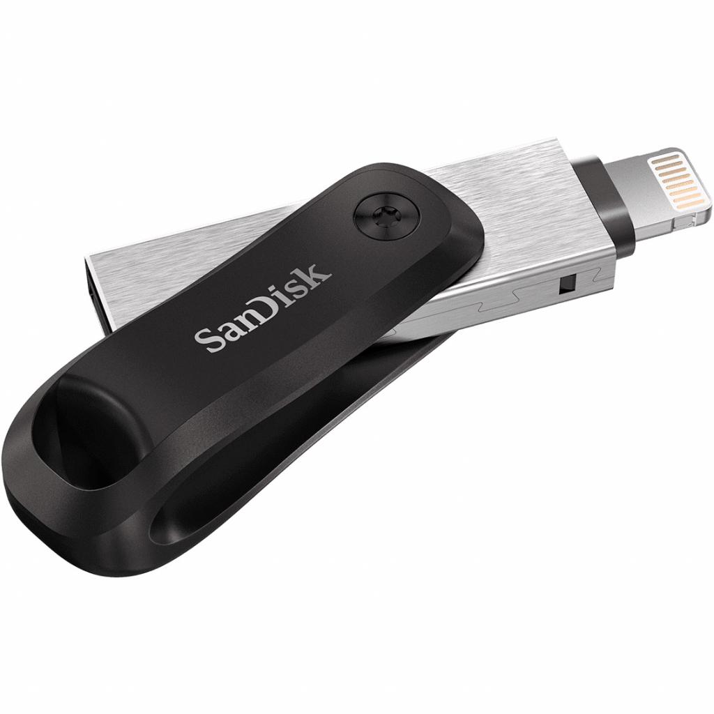 USB флеш накопичувач SanDisk 64GB iXpand Go USB 3.0 /Lightning (SDIX60N-064G-GN6NN) - зображення 3
