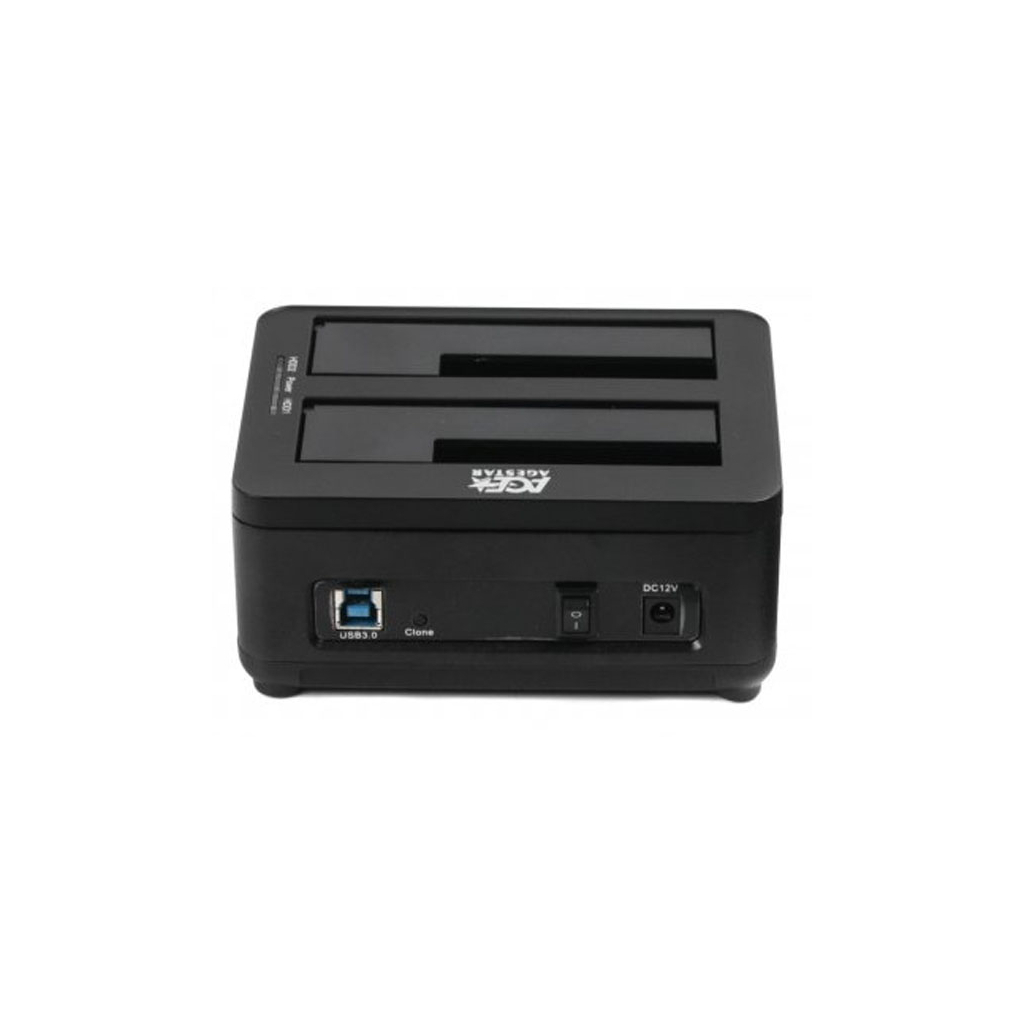 Док-станція для накопичувачів AgeStar 3UBT8 (Black) - зображення 3