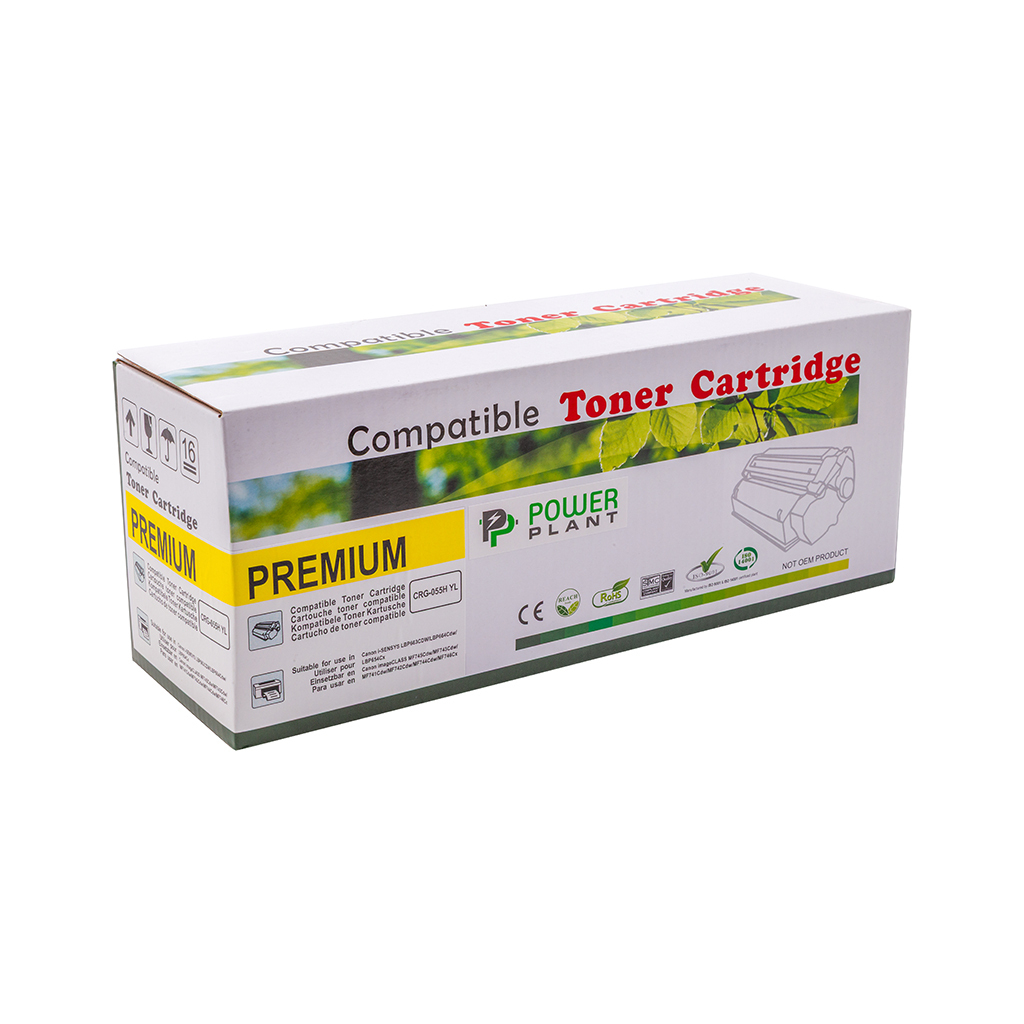 Картридж PowerPlant Canon 055H Color imageCLASS MF741cdw YL (PP-CRG-055HY) - изображение 3