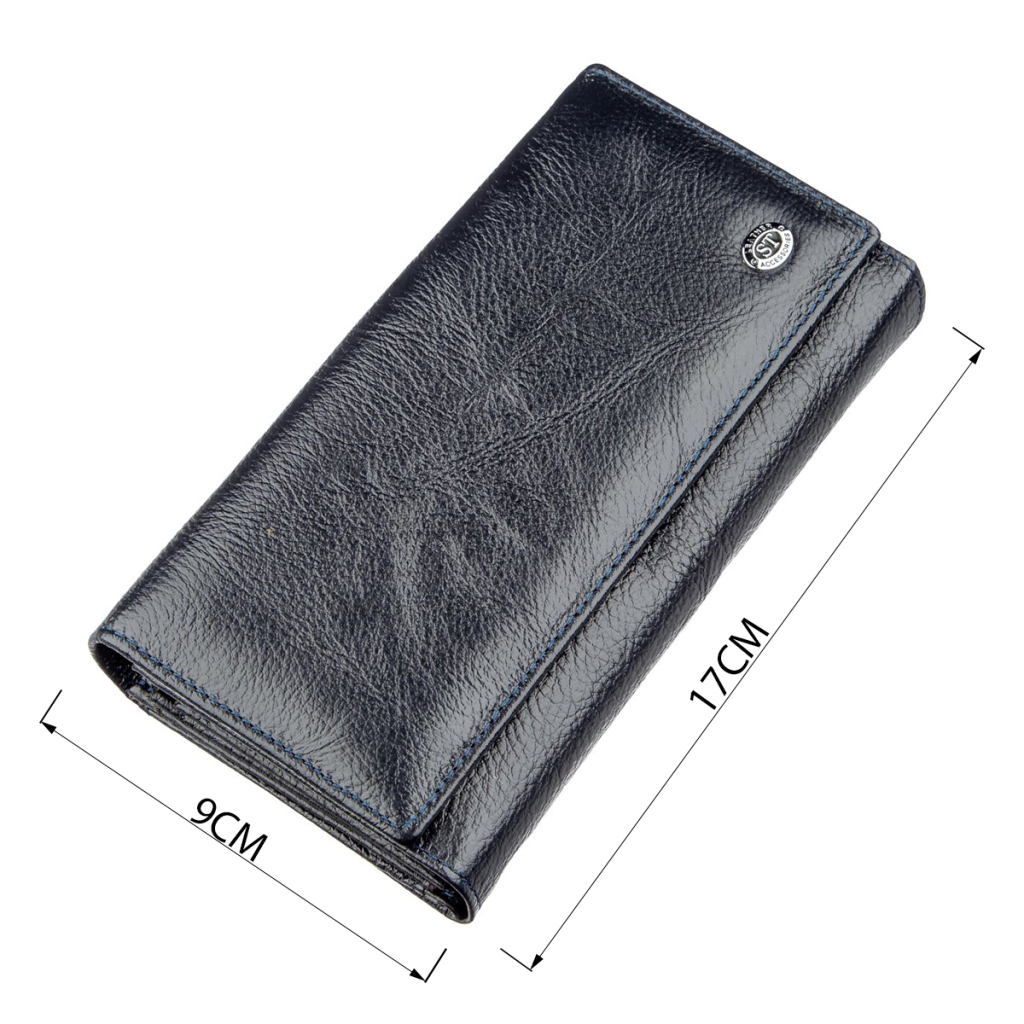 Гаманець Boston З натуральної шкіри Чорний (18489) - зображення 3