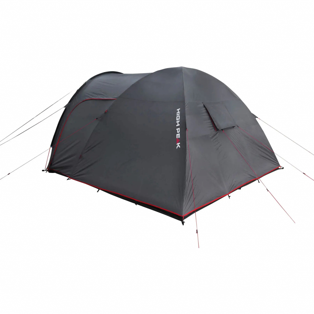 Намет High Peak Tessin 5 Dark Grey/Red (925412) - зображення 3